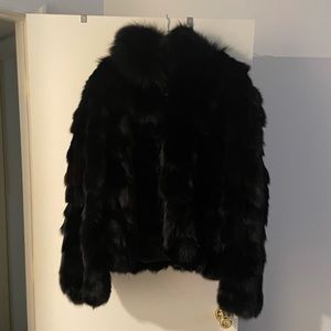 Mens fur jacket  size 2XL genuine fur.